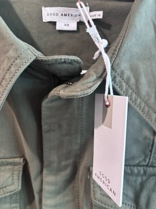 Good American Olive Green Utility Jumpsuit - Picture 4 of 6